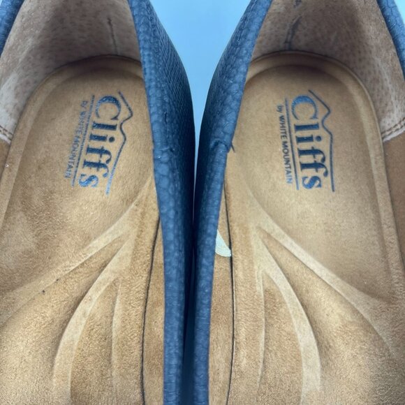 Cliffs by White Mountain Womens C30525 Dallis Black Slip On Size 8.5 M Loafers - Picture 5 of 11